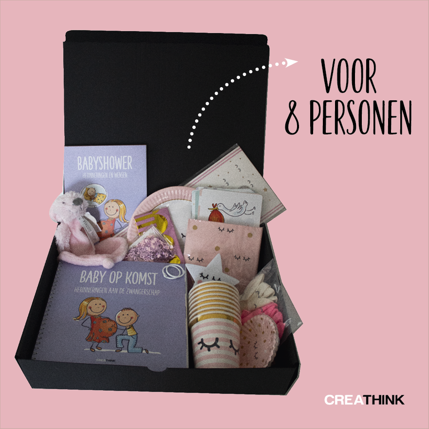 Babyshowerpakket - Roze - Medium