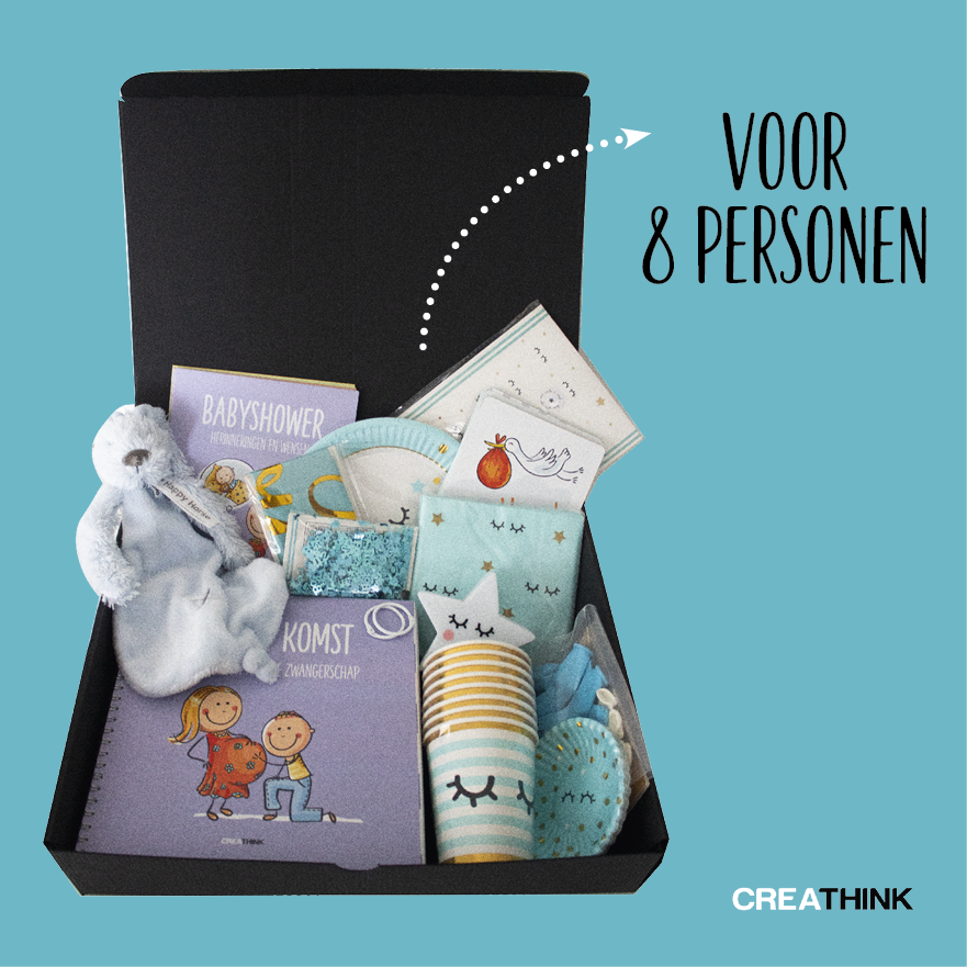 Babyshowerpakket - Blauw - Medium